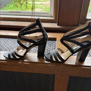 Michael Kors Black Strappy Heels
